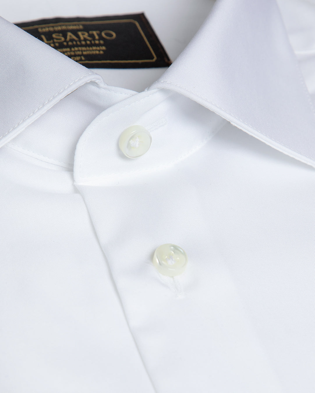 Camicia Bianca Dalsarto con Collo Francese