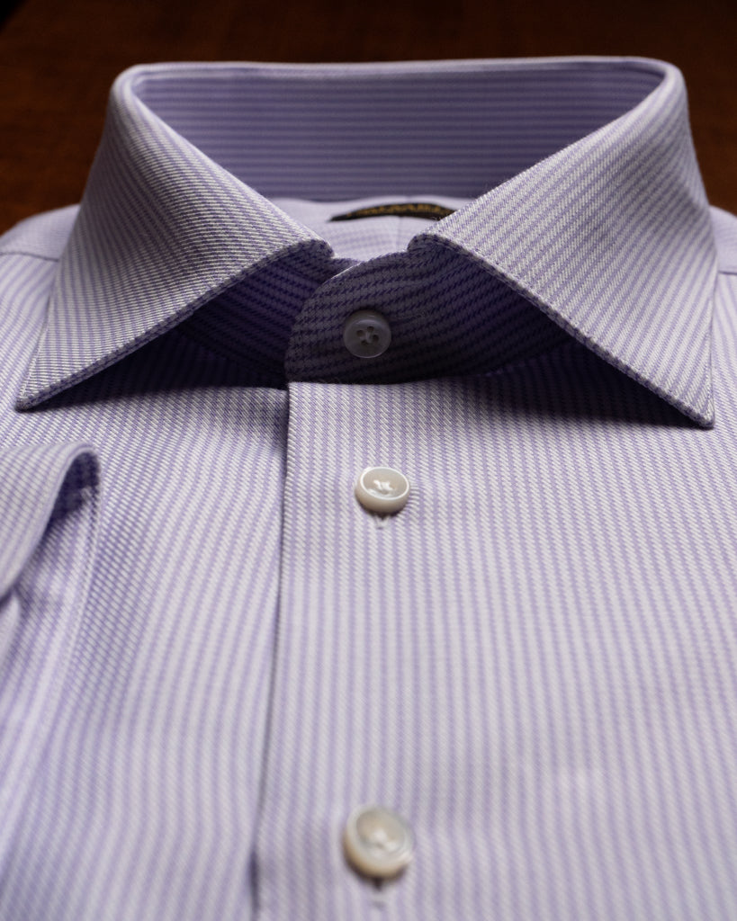 Camicia Bianca e Viola