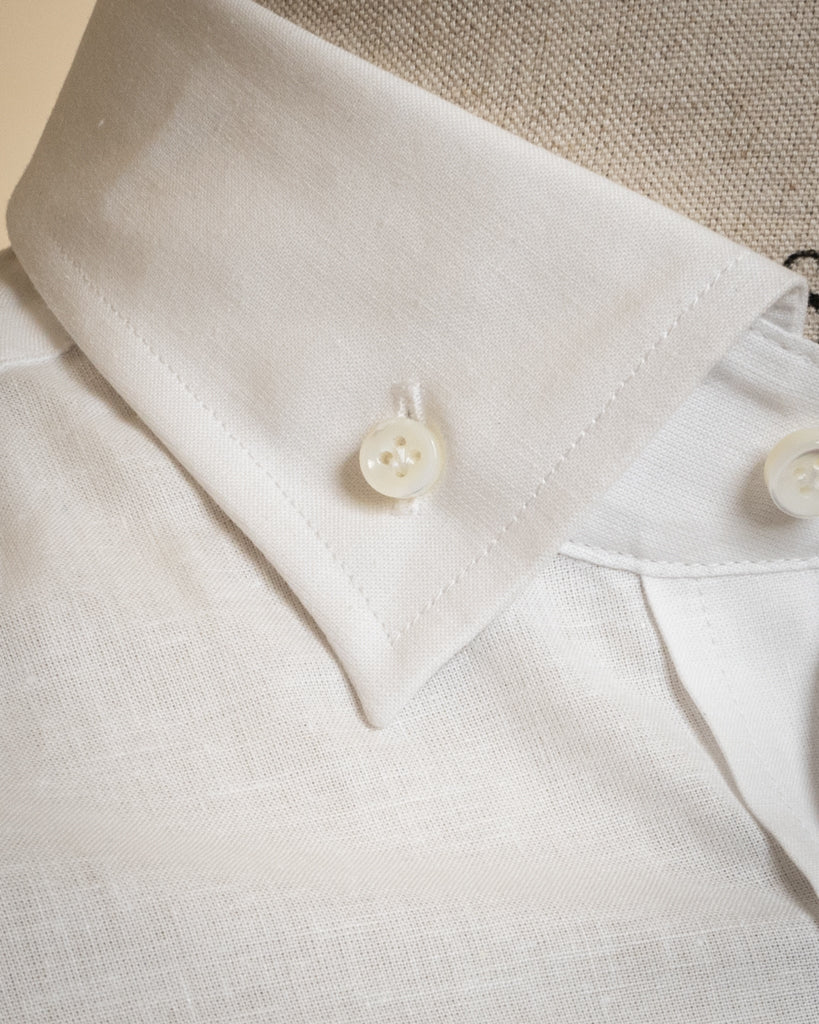 Camicia Bianco Latte Button Down