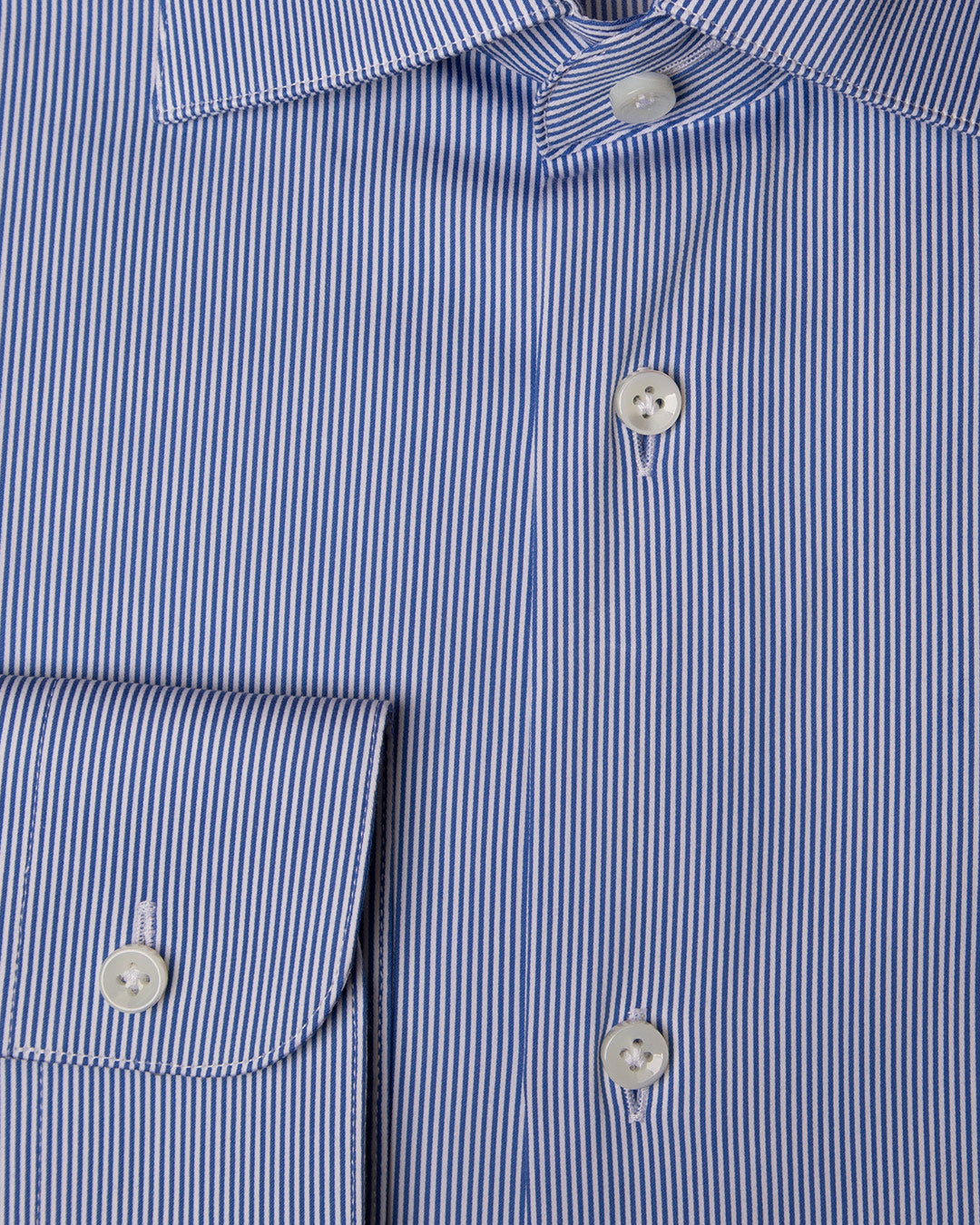 Camicia Blu e Bianca Bacchettata
