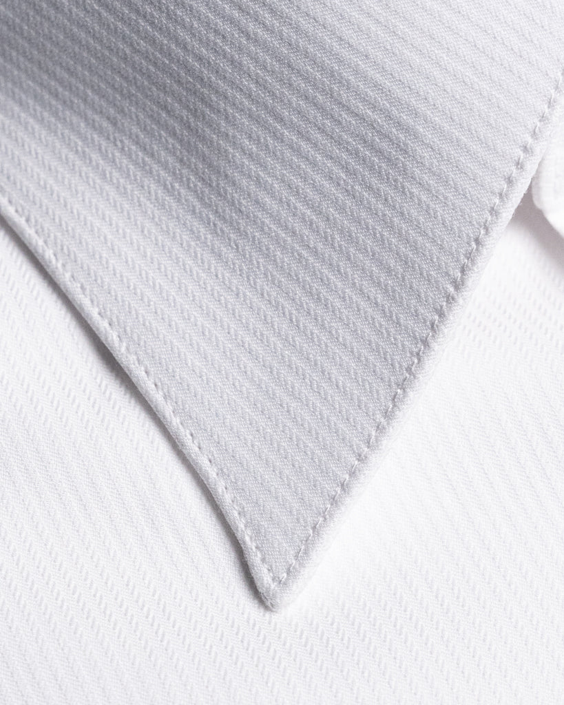Camicia Cerimonia Bianca Spinata