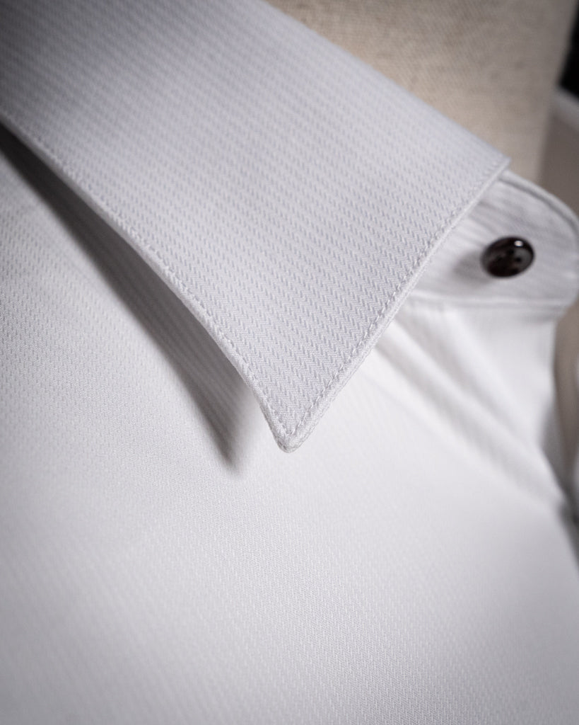 Camicia Cerimonia Bianca Spinata