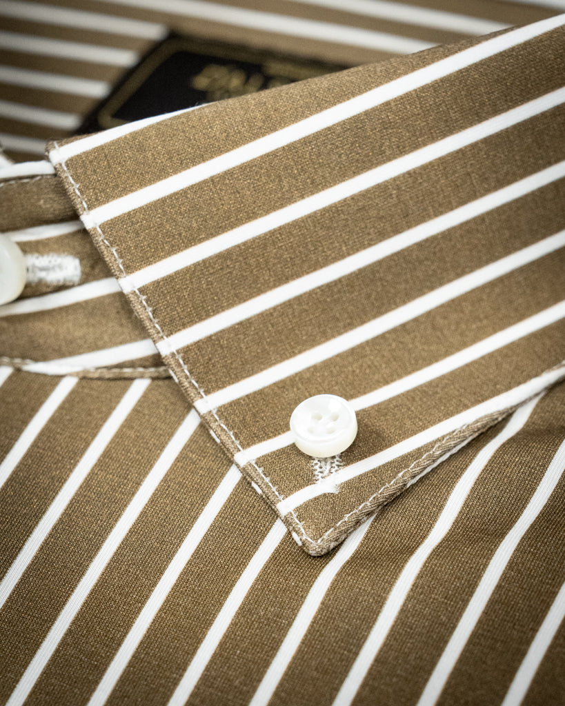 Brown Striped Shirt