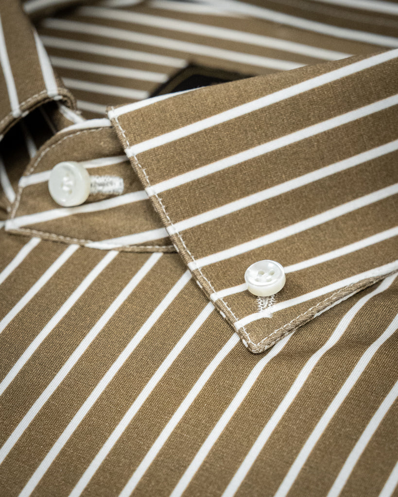Brown Striped Shirt