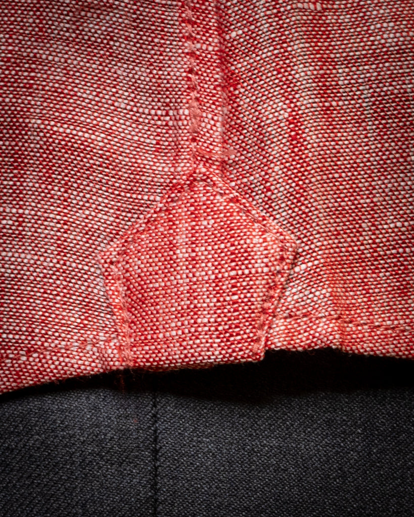 Red Linen Shirt
