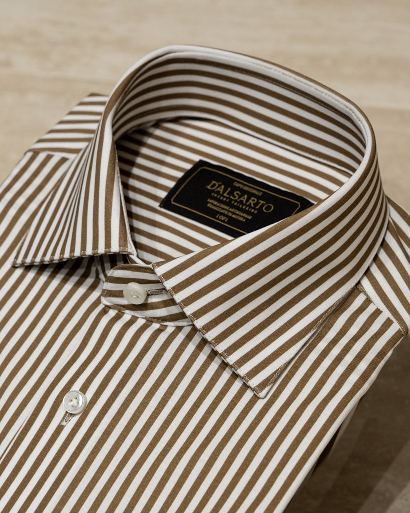 Hazelnut Stretch Shirt with Wand