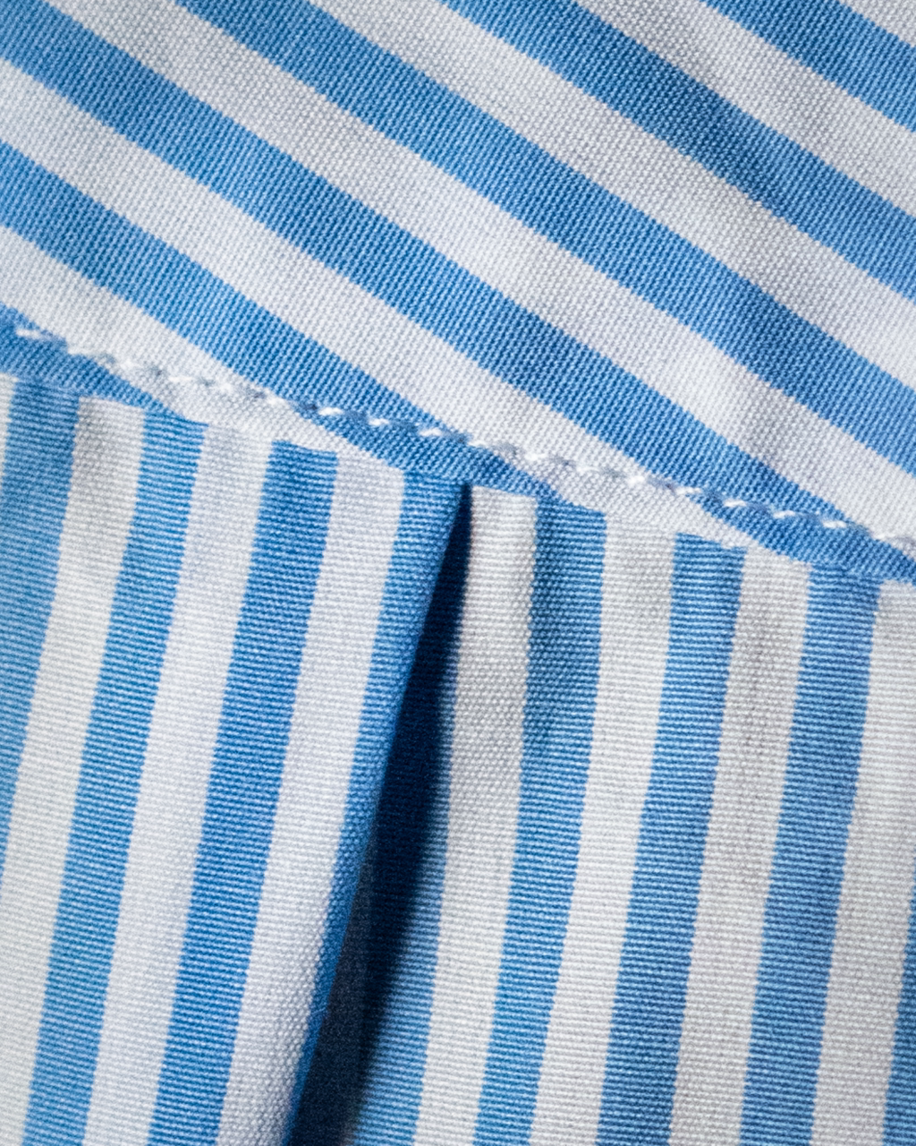 Bellini White and Light Blue Striped Shirt