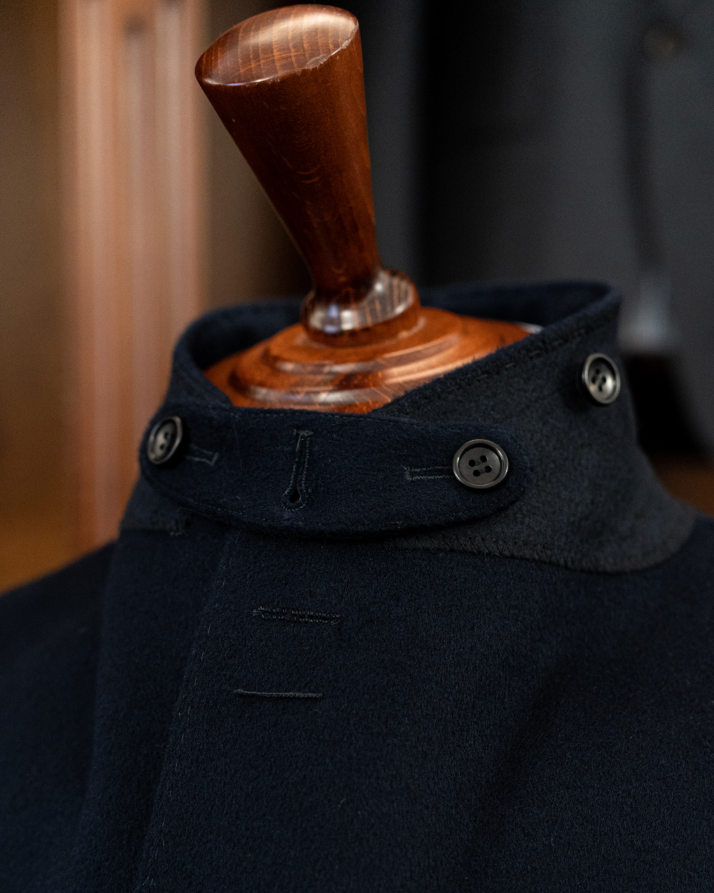 Cappotto Brunelleschi Blu Scuro Lana Cashmere