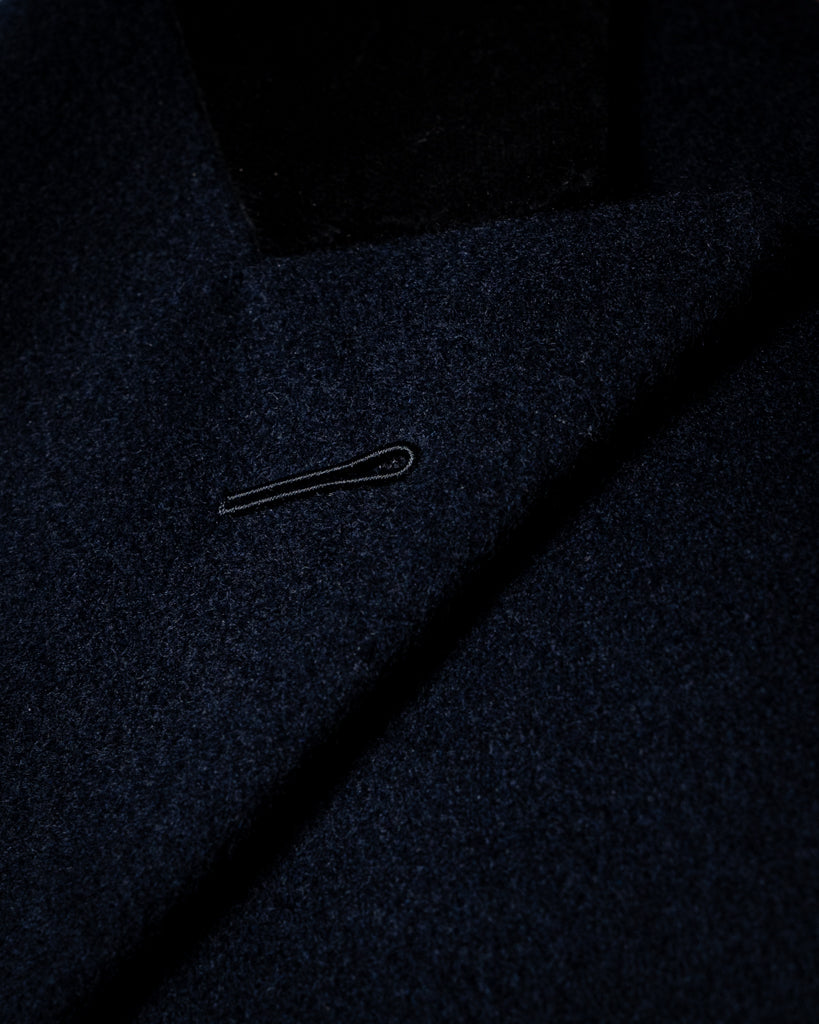 Cappotto Ghiberti Blu Scuro Lana Cashmere
