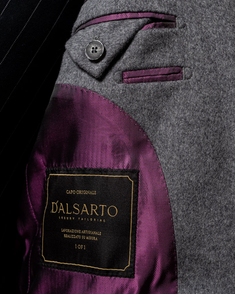 Cappotto Mantegna Grigio Chiaro Lana Cashmere
