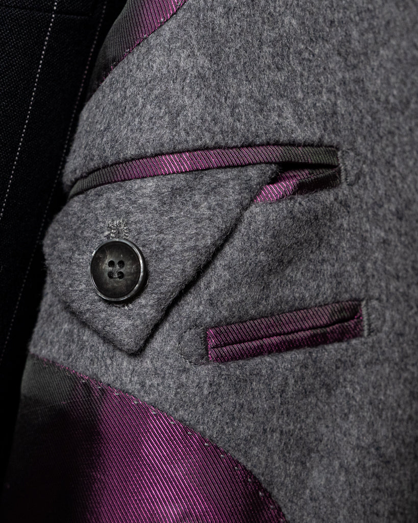 Cappotto Mantegna Grigio Chiaro Lana Cashmere