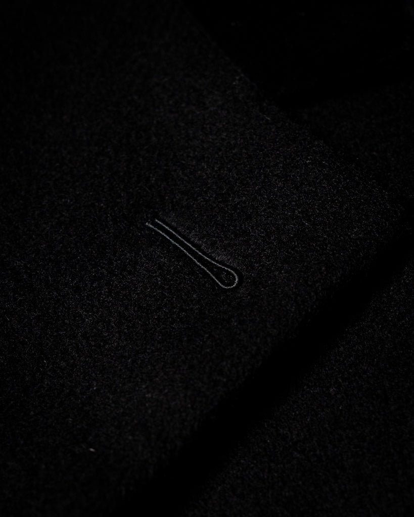 Cappotto Nero Monopetto Lana Cashmere