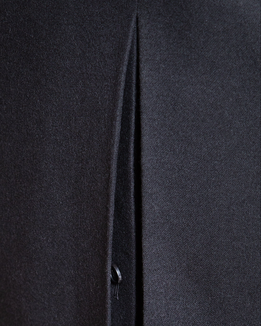 Cappotto Ulster Nero Cashmere Lana Seta