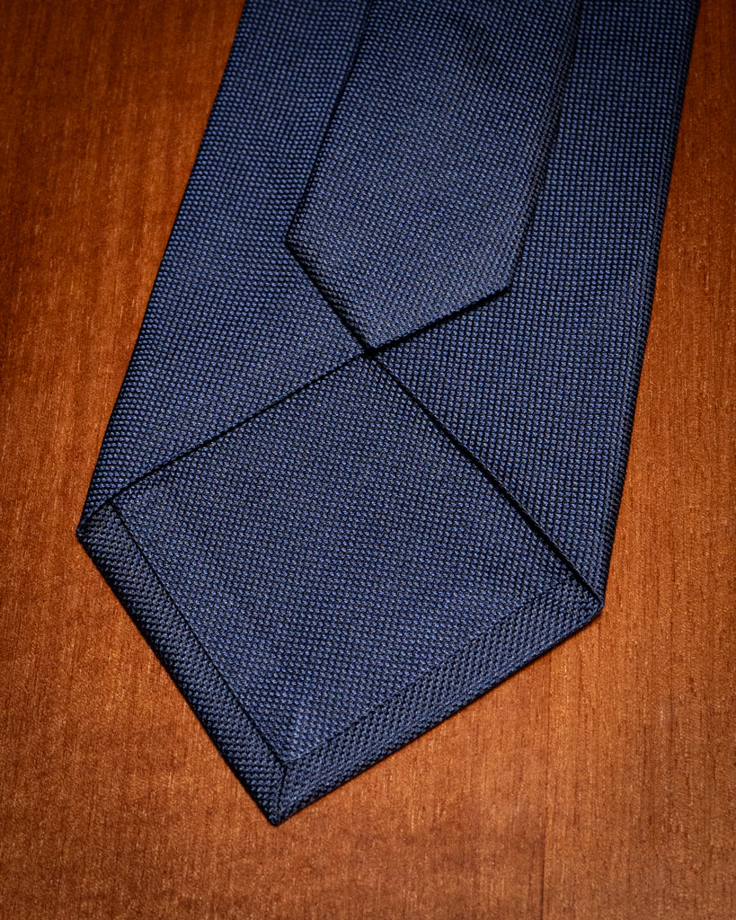 Cravatta Agostino Blu Piquet