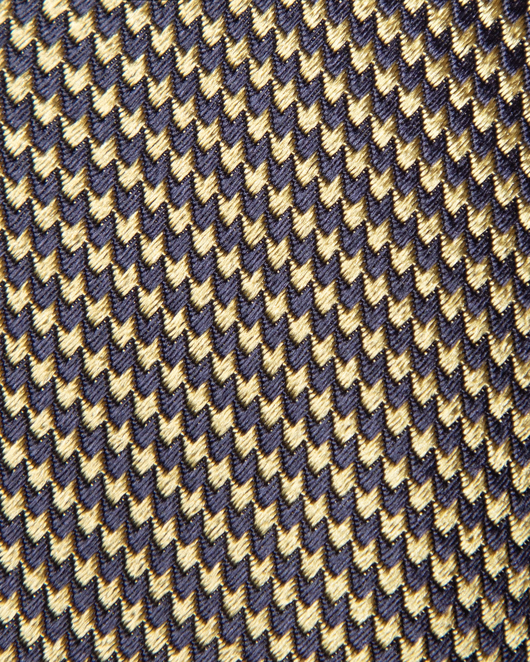 Cravatta Nido d'Ape Giallo e Blu