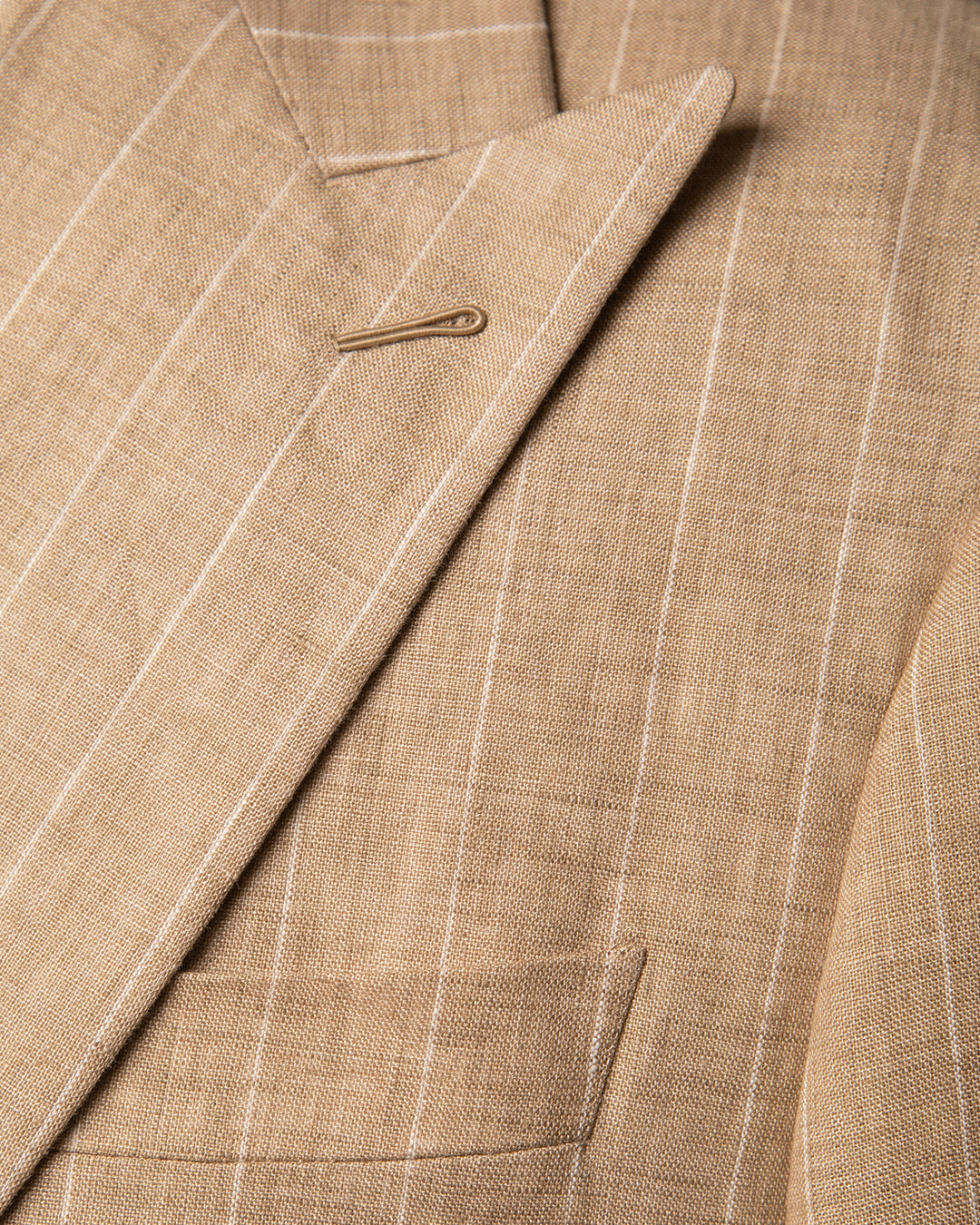 Abito Doppiopetto Perugino Gessato Beige