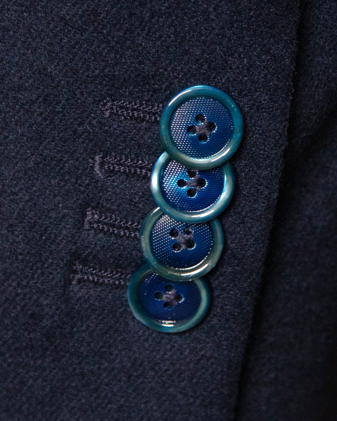 Giacca Bernini Blu Lana,Cashmere e Seta