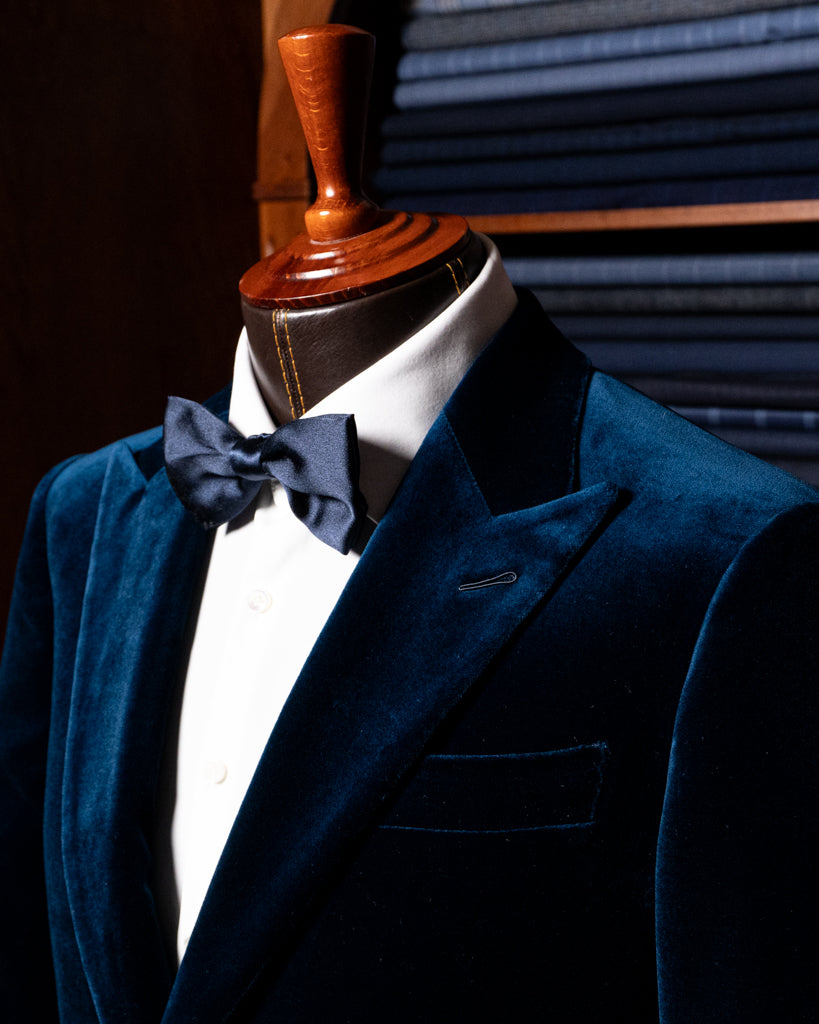 Giacca Bernini Velluto Blu