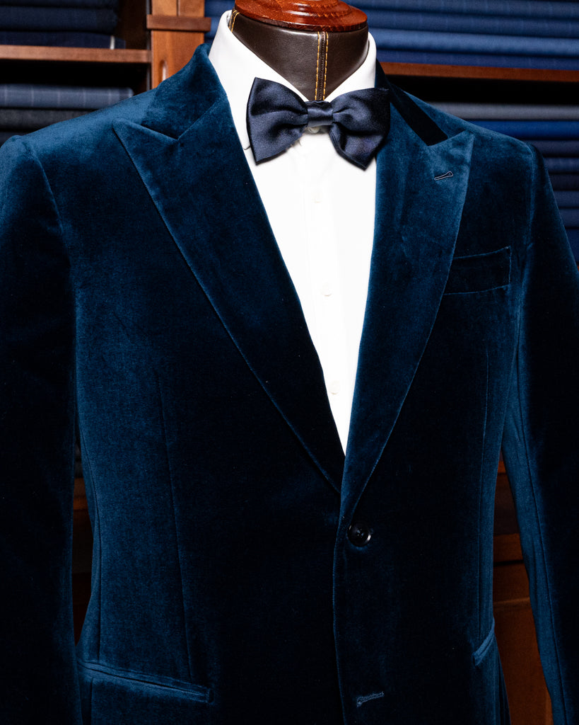 Giacca Bernini Velluto Blu