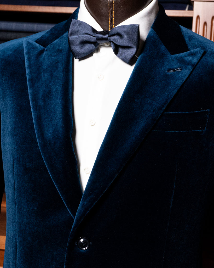 Giacca Bernini Velluto Blu