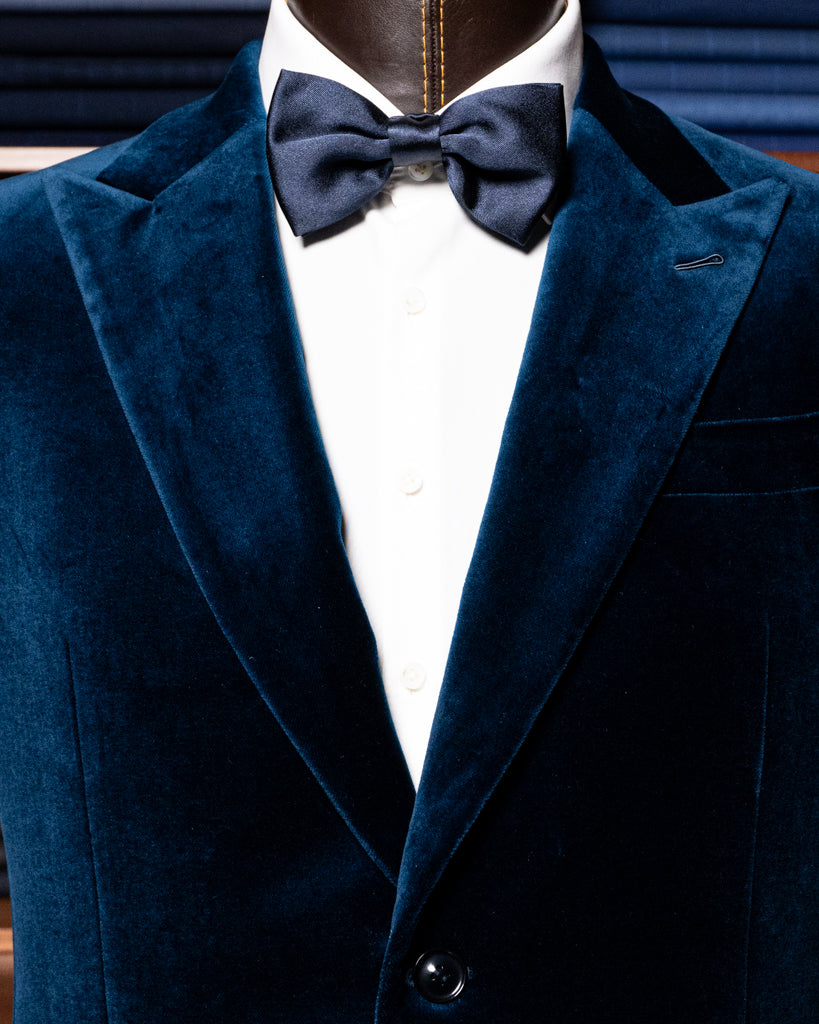 Giacca Bernini Velluto Blu