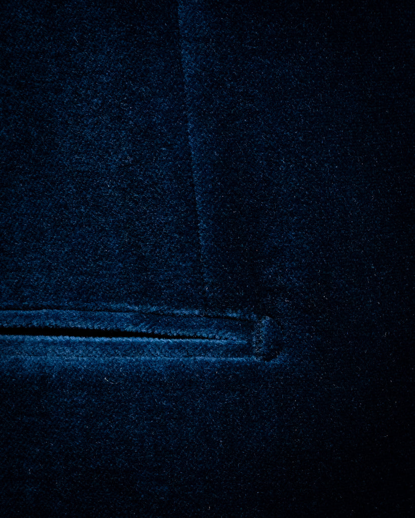 Giacca Bernini Velluto Blu