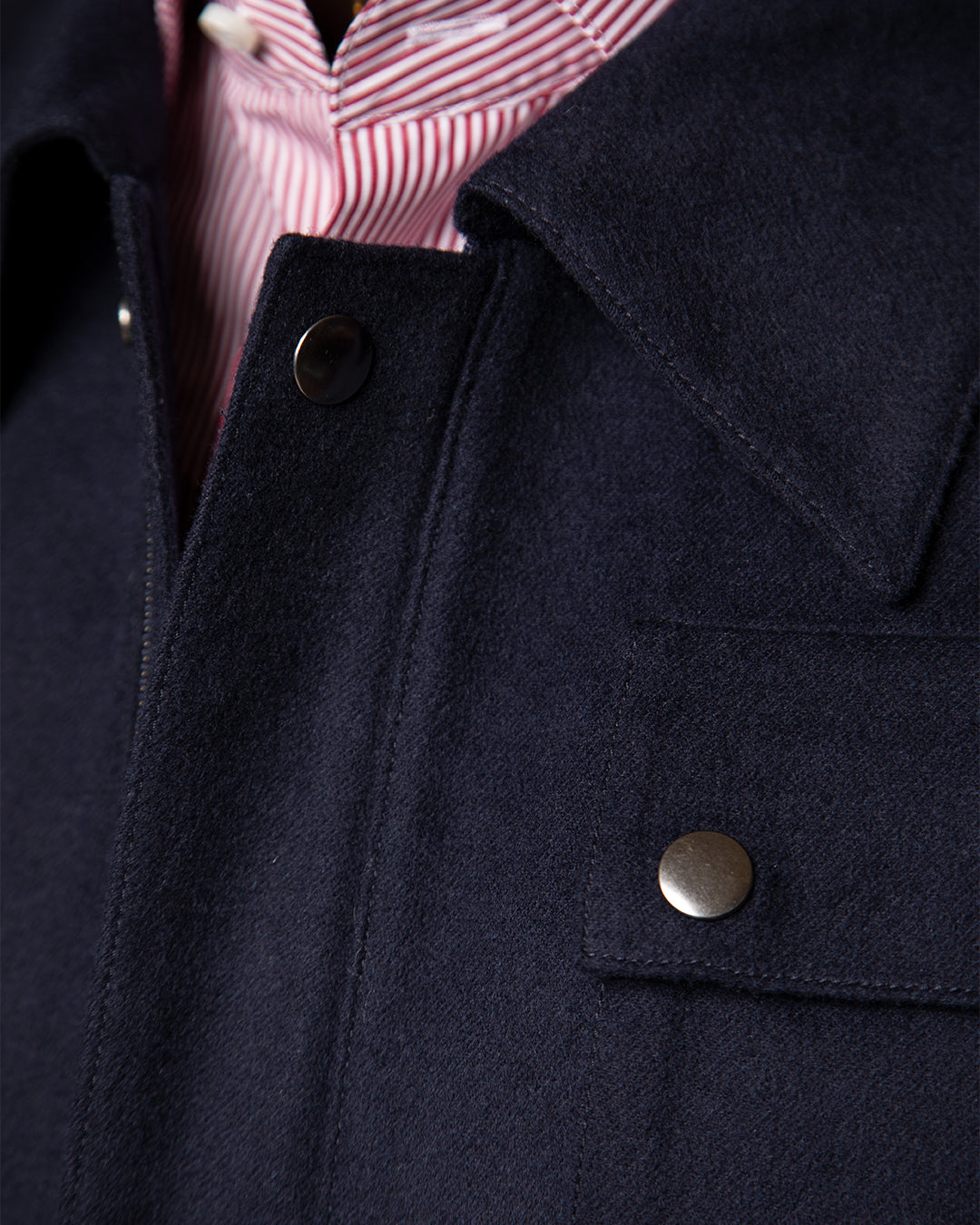 Giacca Blazer Blu Lana Casmere e Seta