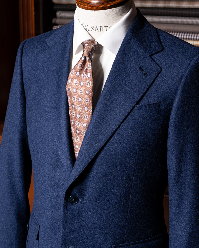 Avio Blue Cashmere Blend Jacket 