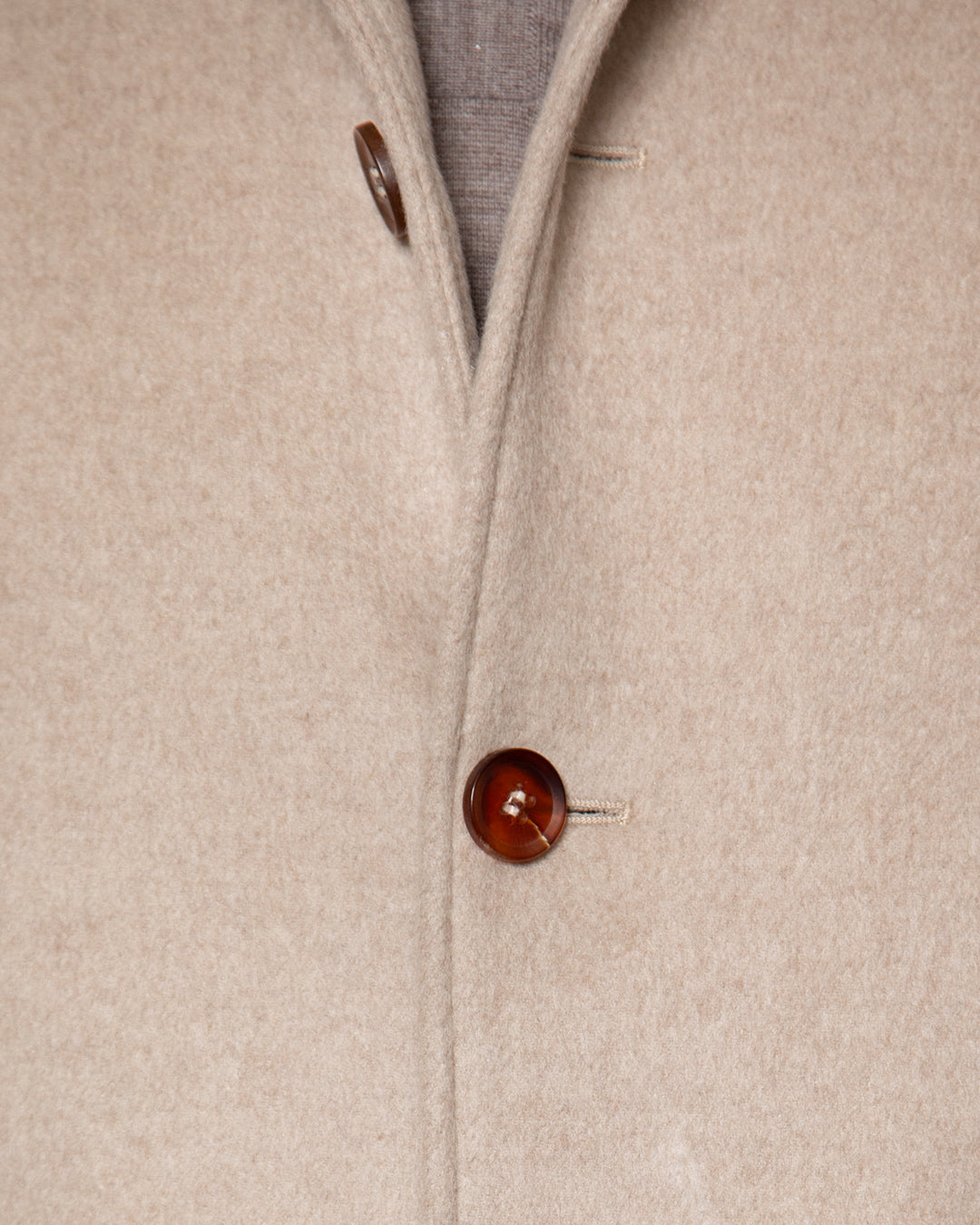 Giacca Bomber Sartoriale Lana-Seta Beige