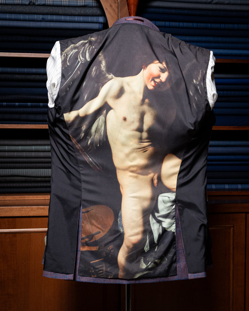 Canova Glencheck Mauve Jacket 