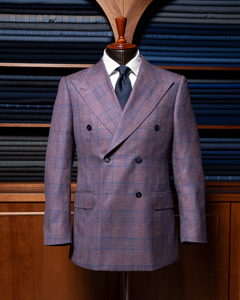 Canova Glencheck Mauve Jacket 