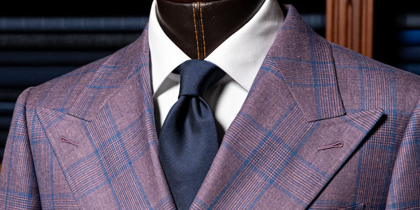 Canova Glencheck Mauve Jacket 