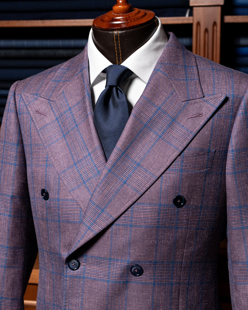 Canova Glencheck Mauve Jacket 