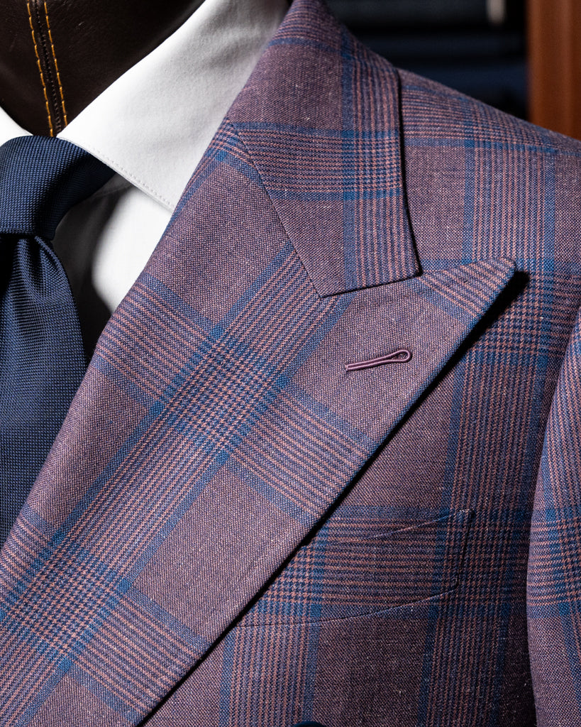 Canova Glencheck Mauve Jacket 