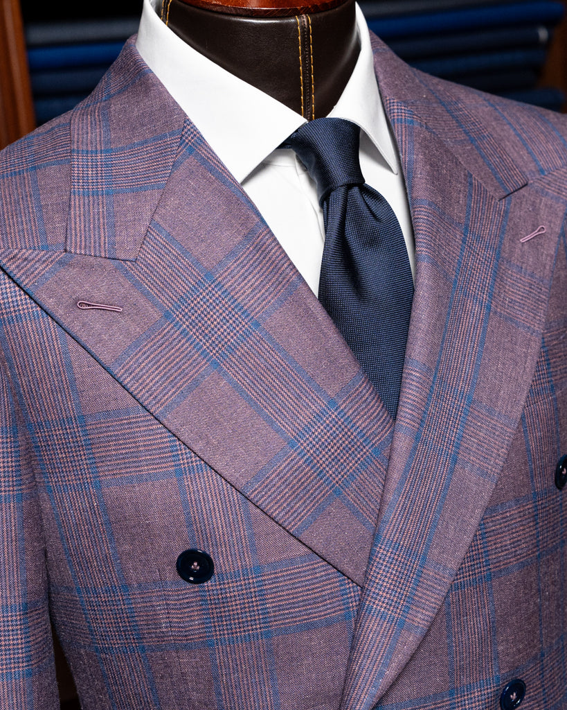 Canova Glencheck Mauve Jacket 