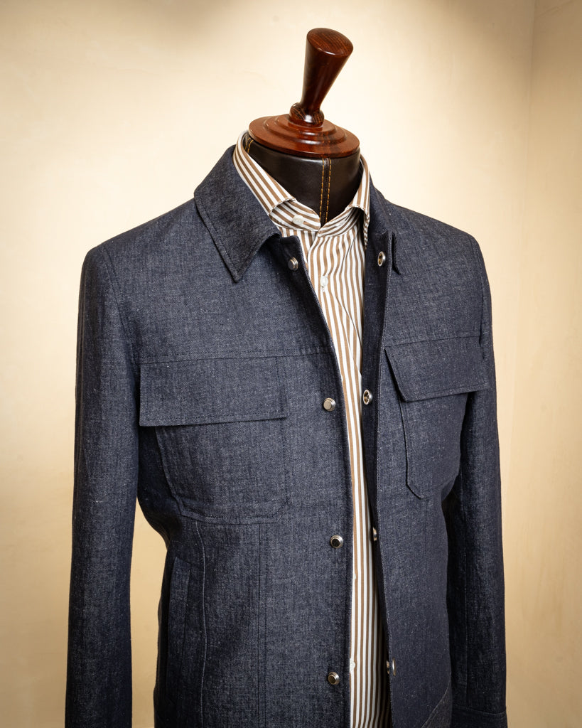 Giacca Casual Blu Navy