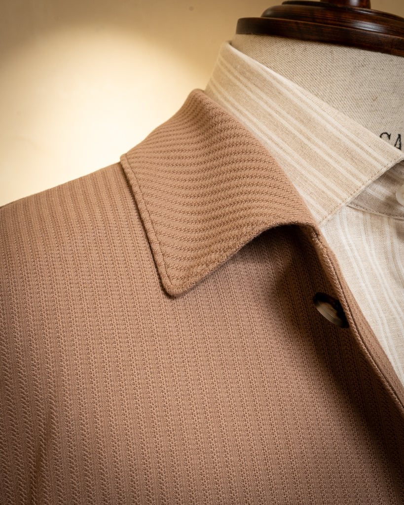 Giacca Casual Khaki a Costine