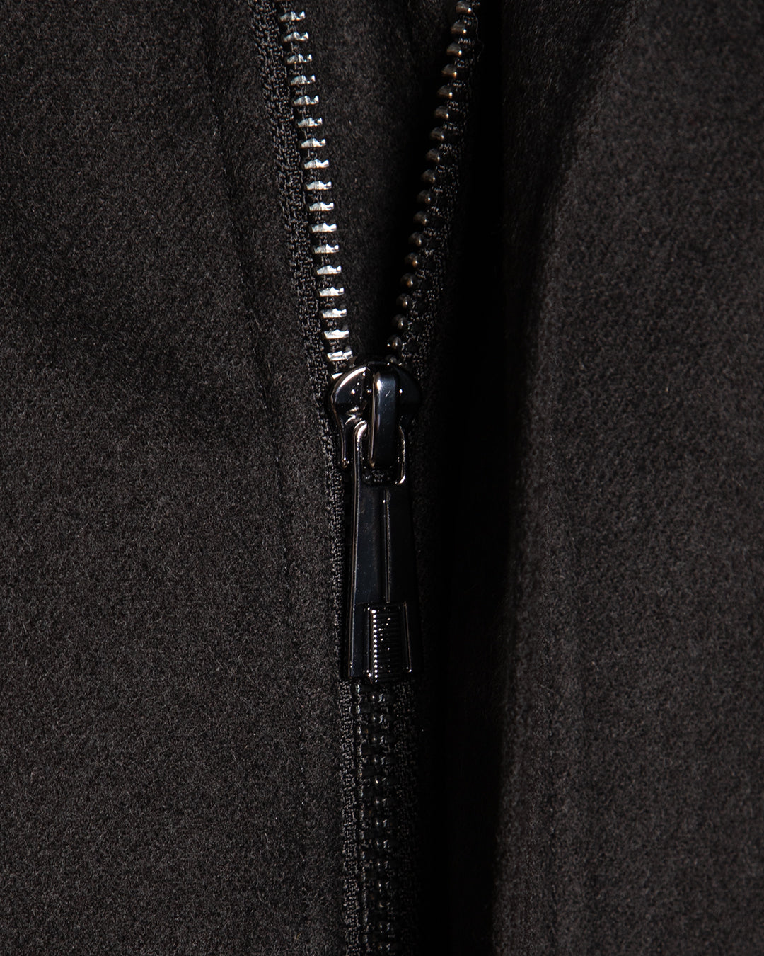 Casual Black Cashmere Wool Silk Jacket