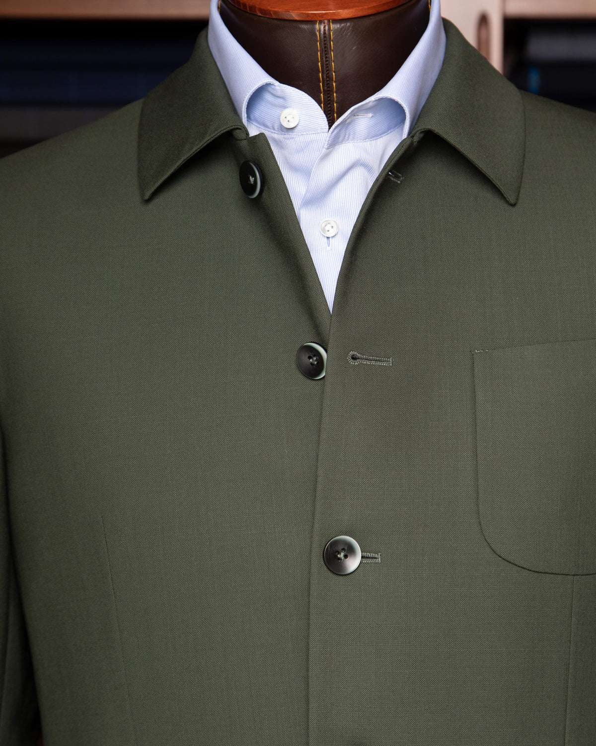 Forest Green Casual Jacket