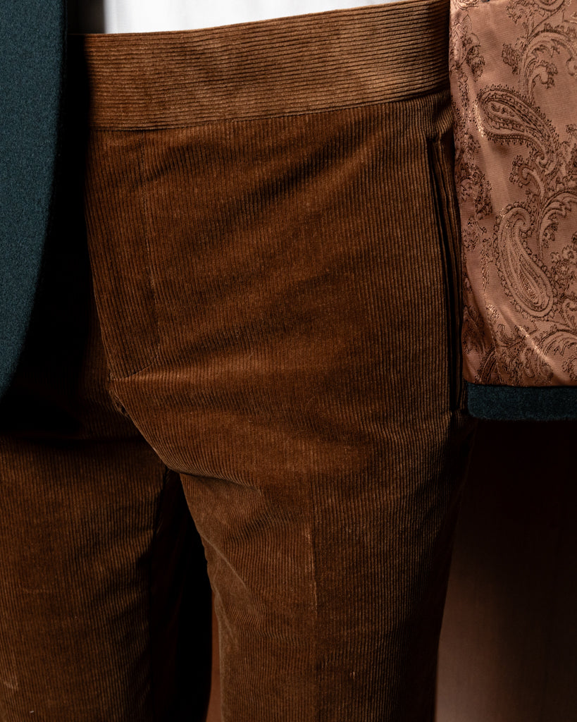 Giacca Casual Verde Smeraldo con Alcantara