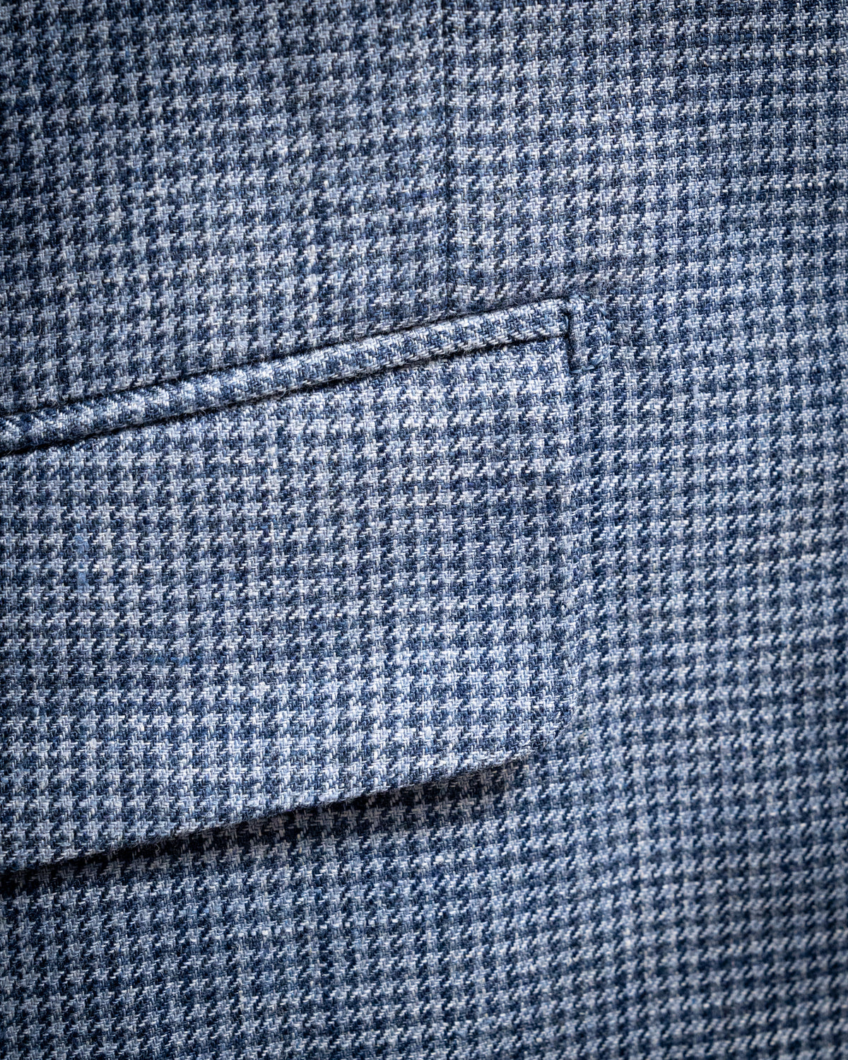 Giotto Houndstooth Light Blue Jacket