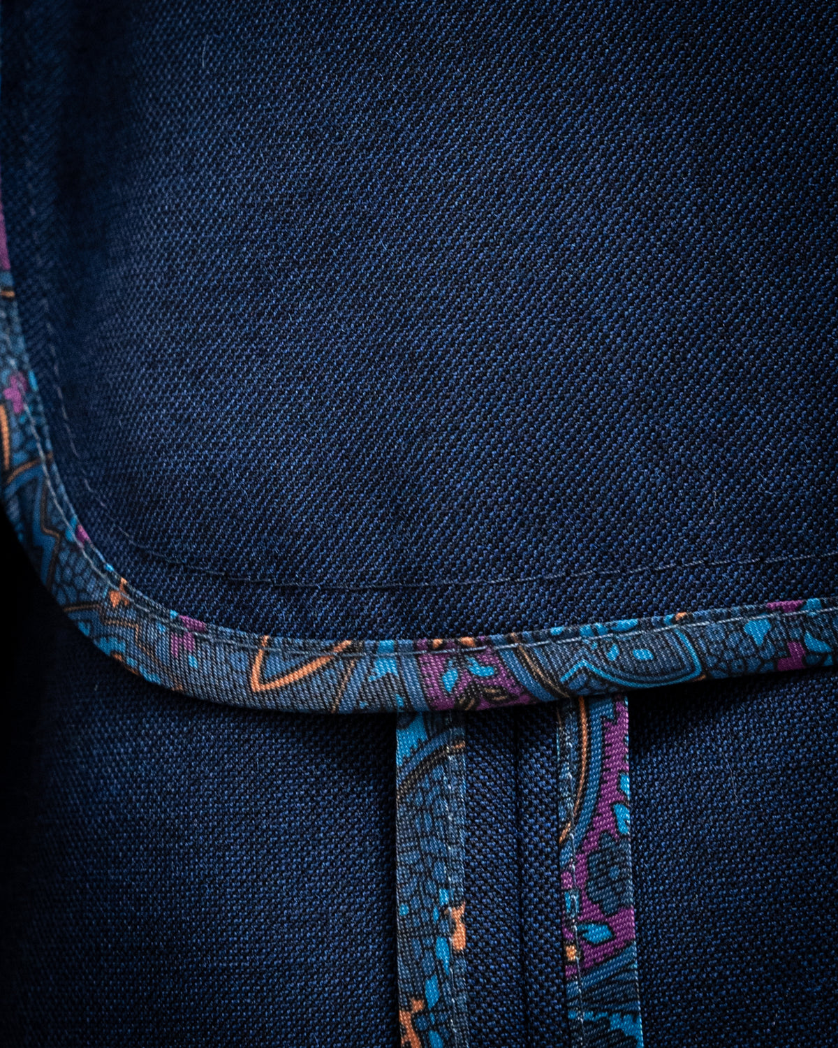 Giacca Giotto Twill Blu Notte Sfoderata