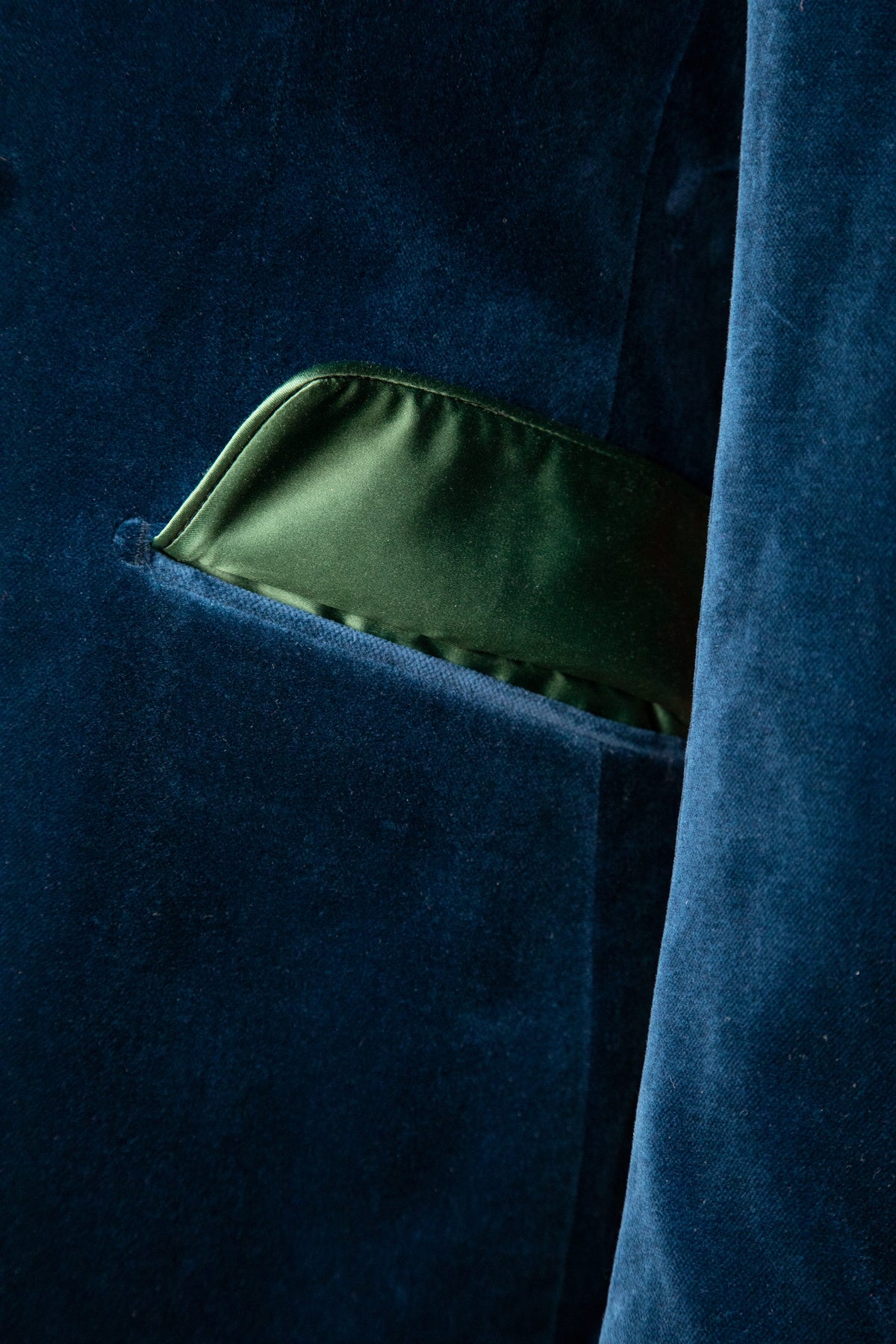 Giacca Iconic Velluto Blu