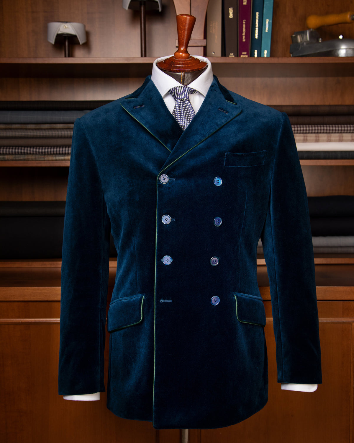 Giacca Iconic Velluto Blu