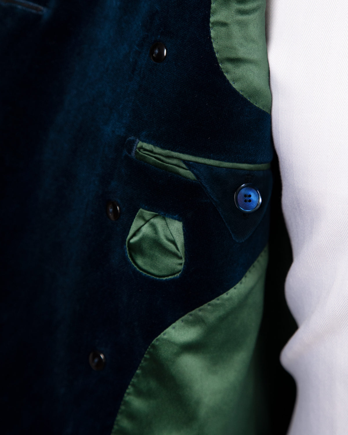 Giacca Iconic Velluto Blu