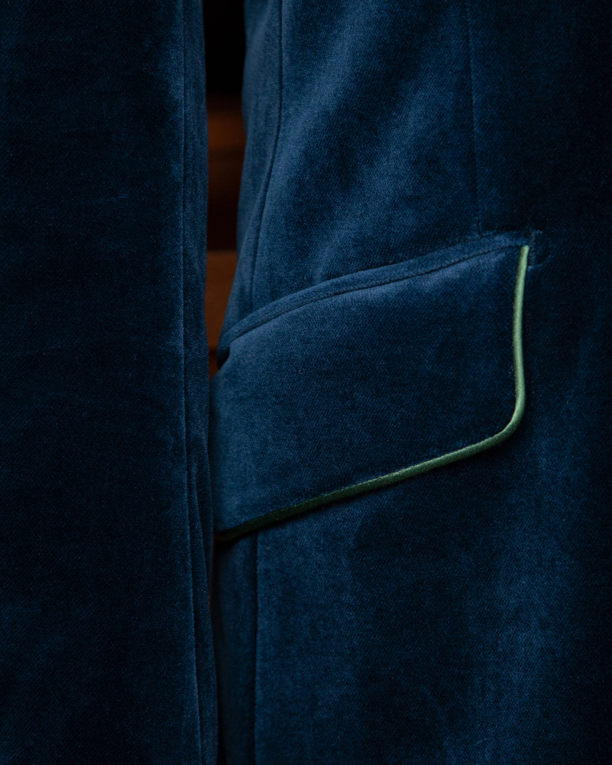 Giacca Iconic Velluto Blu