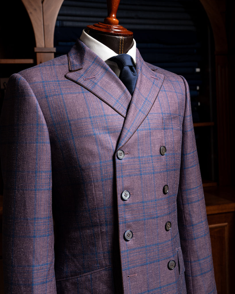 Giacca Iconic Principe di Galles Malva