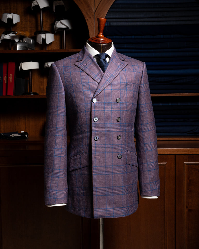 Giacca Iconic Principe di Galles Malva