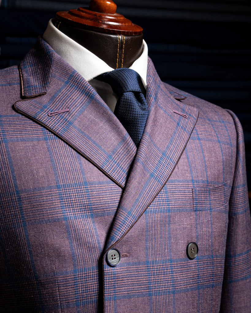 Giacca Iconic Principe di Galles Malva