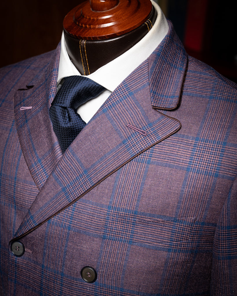 Giacca Iconic Principe di Galles Malva